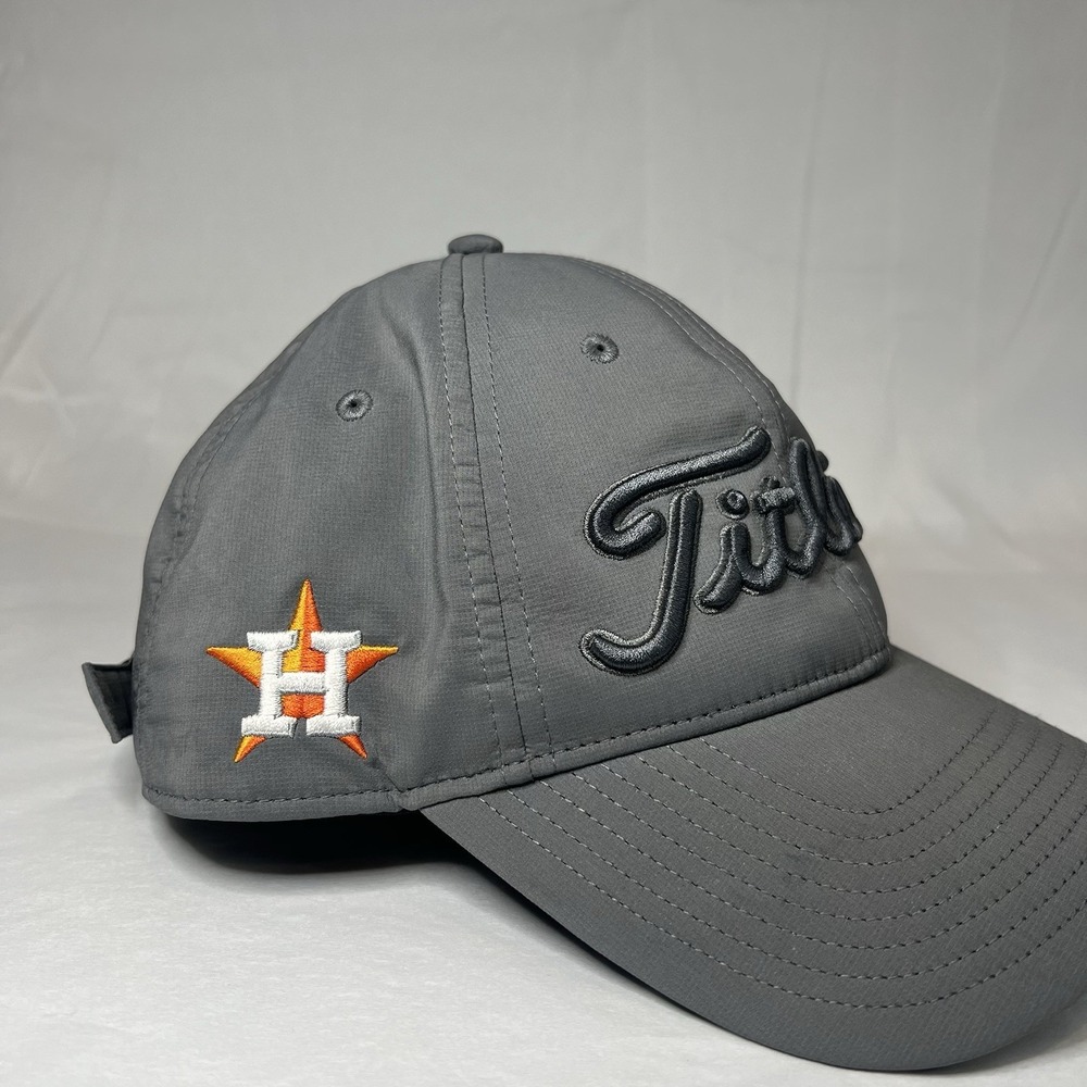 Titleist Grey Houston Astros MLB Championship Hat Cap 2017 Gray Golf Baseball